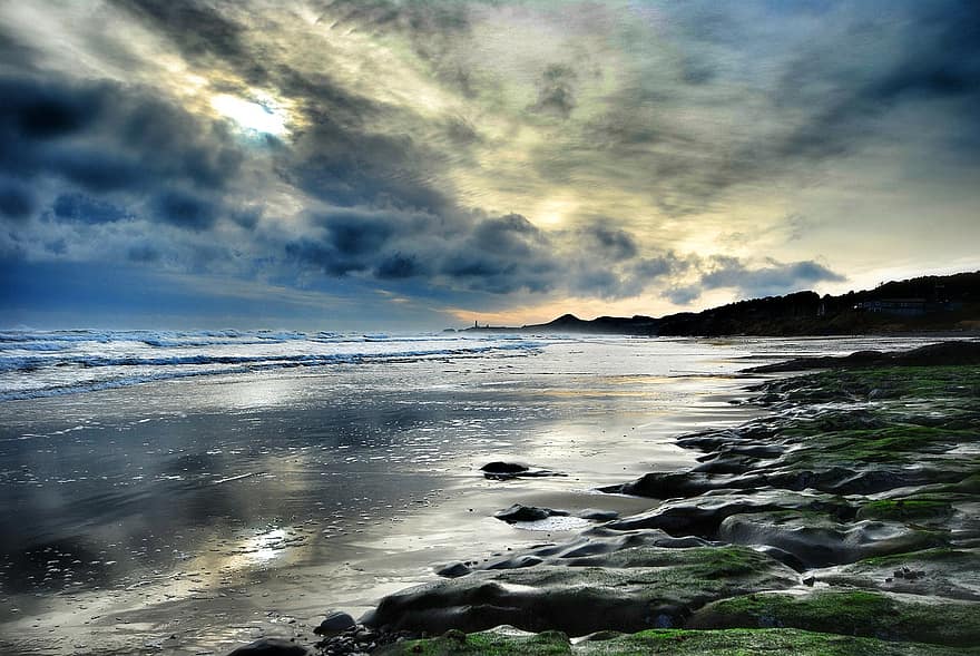 Beautiful Lincoln City Oregon Beach Sky